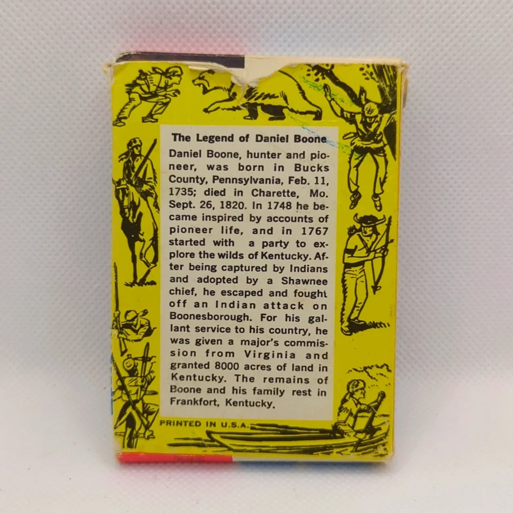 Daniel Boone Card Game - Vintage 1965